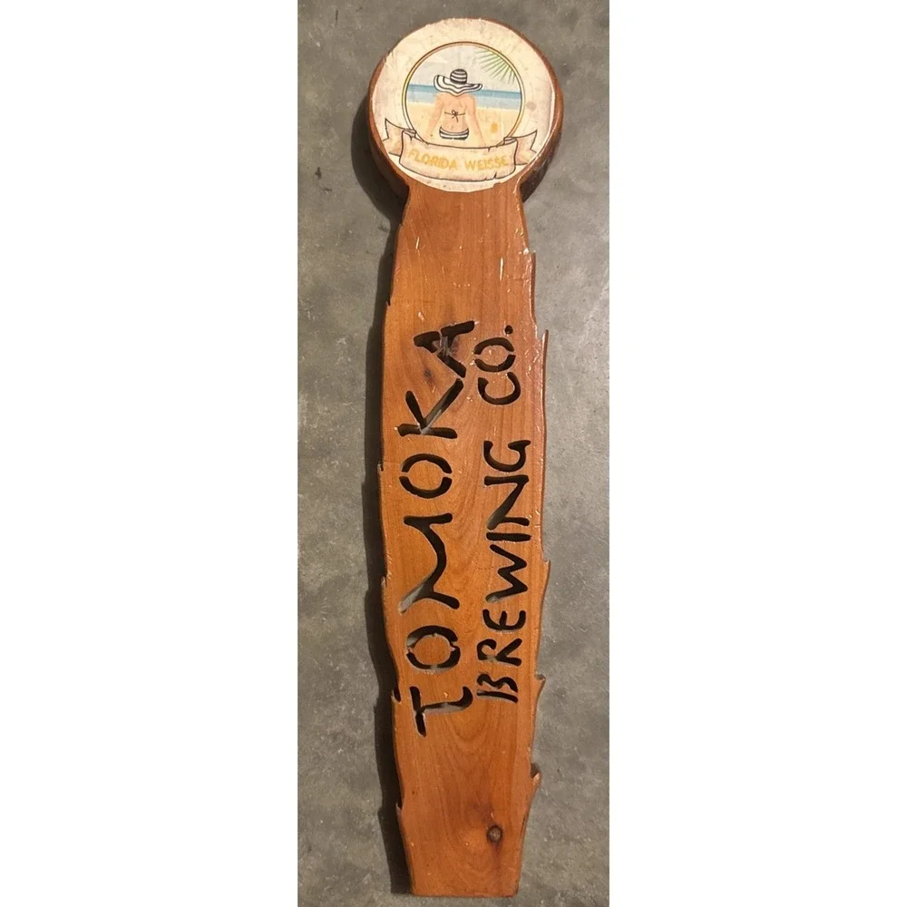 Beer Tap Handle Tomoka Brewing Co. Florida Weisse Beer Tap Handle